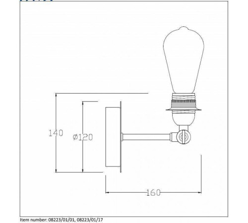 Бра Lucide Retro 08223/01/17