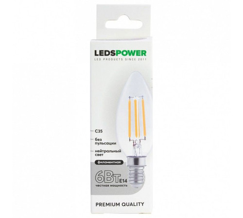 Лампа светодиодная LEDS POWER C35 007083