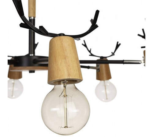 Люстра на штанге Loft it Sven 10024/6 Black