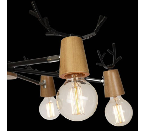 Люстра на штанге Loft it Sven 10024/6 Black