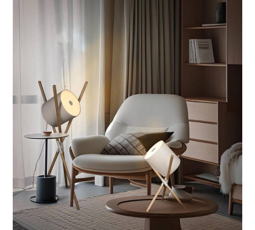 Настольная лампа декоративная Loft it Bobbin 10245T White