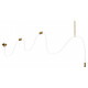 Подвесной светильник Loft it Thread 10388B Brass