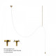 Подвесной светильник Loft it Thread 10388C Brass