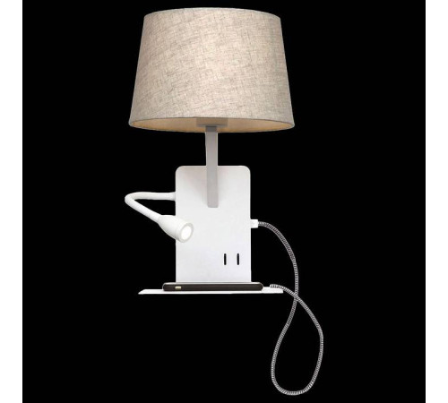 Бра с подсветкой Loft it Station LOFT9993-WH