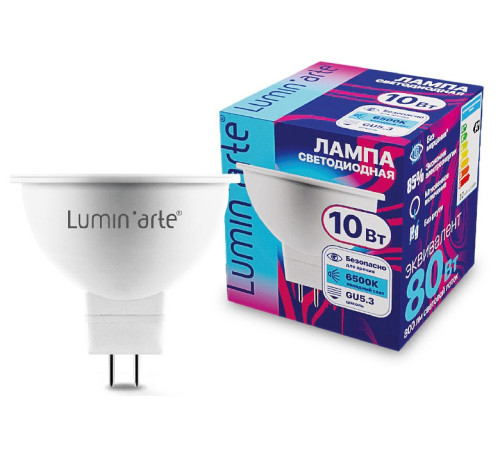 Лампа светодиодная Luminarte GU5.3 10Вт 6500K LSTD-MR16-10W6KGU5.3
