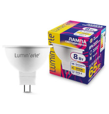 Лампа светодиодная Luminarte  GU5.3 8Вт 3000K LSTD-MR16-8W3KGU5.3