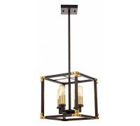 Люстра на штанге LUMINA DECO Waldorf LDP 1140-4 BK+MD