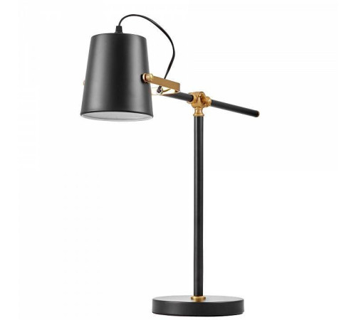 Настольная лампа офисная LUMINA DECO FELA LDT 7733-1 BK+MD