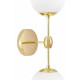 Бра LUMINA DECO ZODIAK LDW 6001-2 GD+WT
