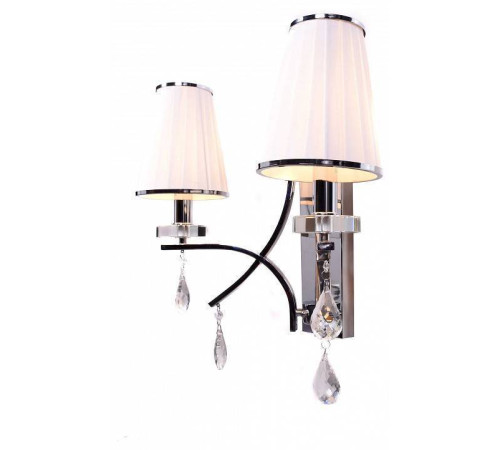 Бра LUMINA DECO Glamour LDW 66247-2 WT+CHR