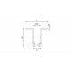 Трек встраиваемый Lumker SY-LINK SY-LINK-20T2-2.5-BL