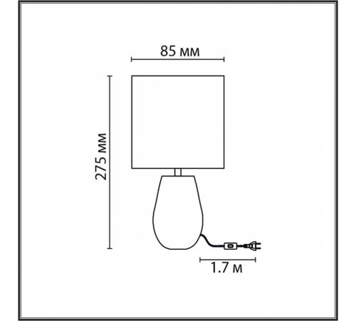 Настольная лампа декоративная Lumion Akivi 8150/1Т