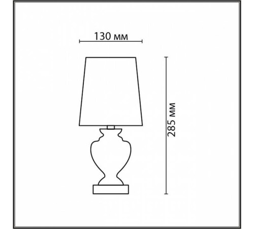 Настольная лампа декоративная Lumion BIANKA 8163/1T