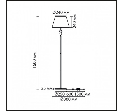 Торшер Lumion VERMONT 8275/1F