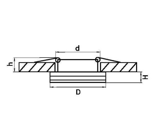 Встраиваемый светильник Lightstar Maturo 070274