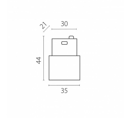 Накладной светильник Lightstar Uno 209447