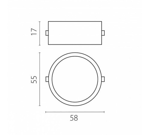 Кольцо декоративное Lightstar Domino 214003