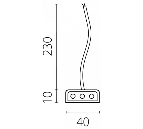Соединитель гибкий для модульных светильников Lightstar Trito 456002