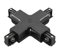 Соединитель с токопроводом X-образный для треков Lightstar Barra 504147