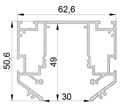 Профиль-держатель Lightstar Teta 505427