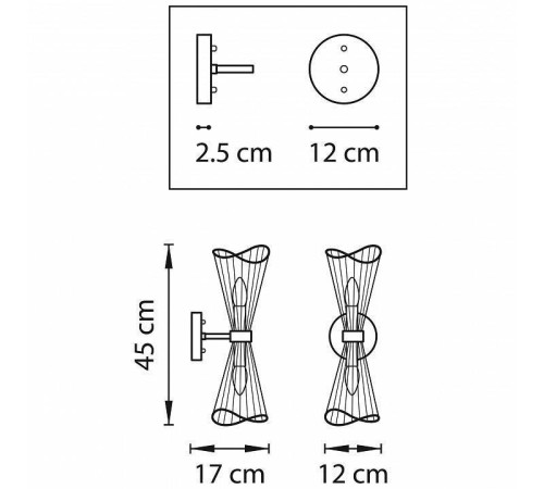 Бра Lightstar Zeta 728623