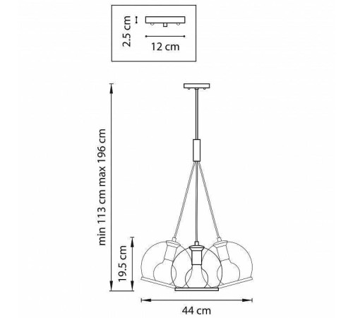 Подвесной светильник Lightstar Sferico 729031