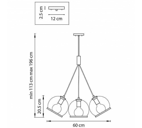 Подвесной светильник Lightstar Sferico 729071