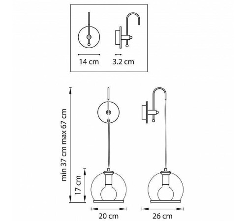 Бра Lightstar Sferico 729611