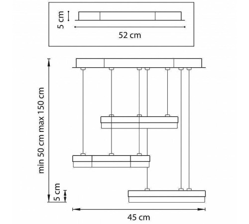 Подвесной светильник Lightstar Unitario 763337
