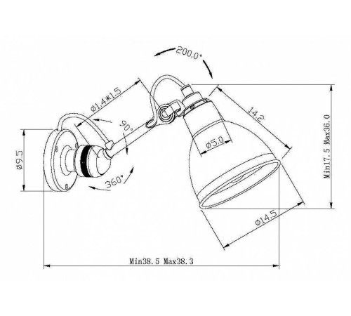 Бра Lightstar Loft 765606