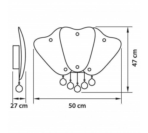 Накладной светильник Lightstar Lobo 804640