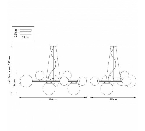 Подвесная люстра Lightstar Globo 815097