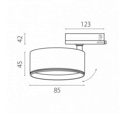 Светильник на штанге Lightstar Alta Pro A5547QT60G