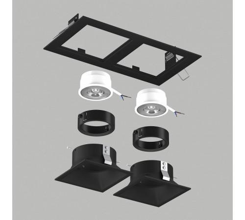 Встраиваемый светильник Lightstar Domino D5270707BMOD
