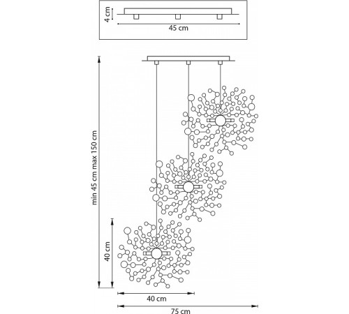 Подвесной светильник Lightstar Extra L3PR721134