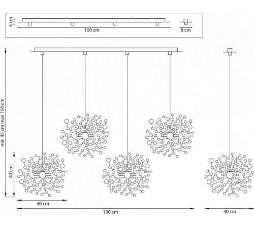 Подвесной светильник Lightstar Extra L4PL721134
