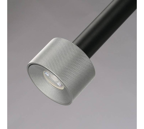 Подвесной светильник iLedex Delta 2362-1 BK+SL