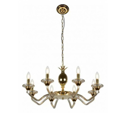 Подвесная люстра iLamp Flo YT2049-8 GD+COG