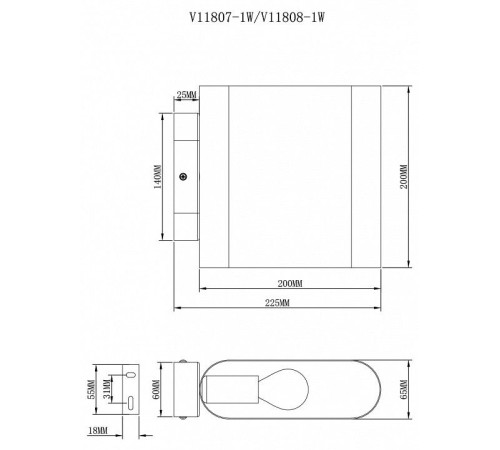 Бра Moderli Metalicana V11808-1W