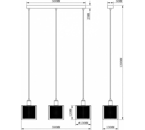 Подвесной светильник Moderli Brizzi V2872-3P