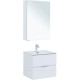 Набор мебели для ванной Aquanet Alvita New 60 2 ящика белый матовый 00274216