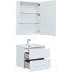 Набор мебели для ванной Aquanet Alvita New 60 2 ящика белый матовый 00274216