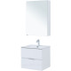 Набор мебели для ванной Aquanet Alvita New 60 2 ящика белый матовый 00274216