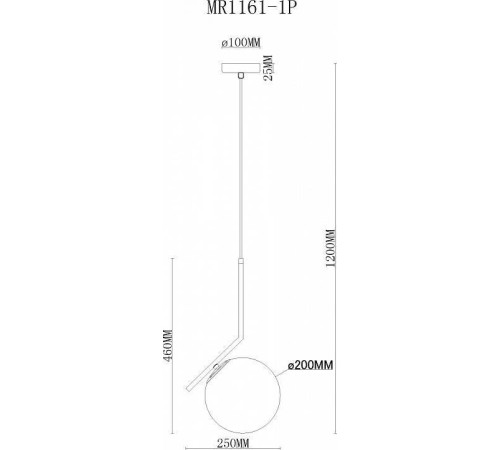 Подвесной светильник MyFar Pierre MR1161-1P
