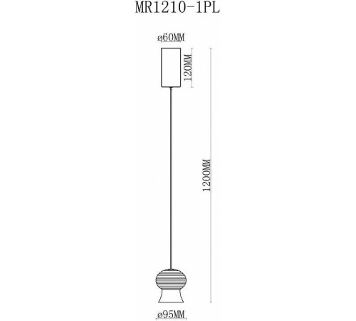 Подвесной светильник MyFar Jane MR1210-1PL