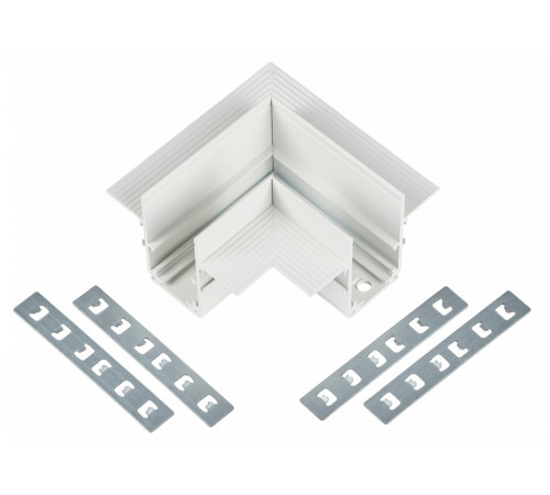 Соединитель угловой внутренний для треков встраиваемых MyFar MT0200-CL-W