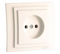 Розетка без заземления Mono Electric Larissa 103-010122-116