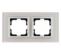 Рамка на 2 поста Mono Electric Style Glass 107-710000-161