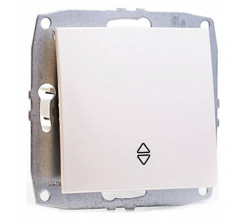 Выключатель проходной одноклавишный без рамки Mono Electric Despina / Larissa 500-002525-109