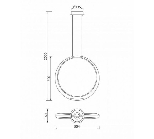 Подвесной светильник Mantra Ring 6170